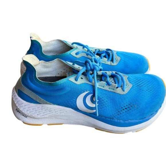 Topo Athletic  Women's W-Cyclone Sky/Gold Running Shoes.Size 8 US - Picture 1 of 14